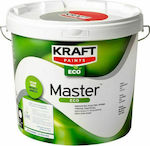 Kraft Master Eco Plastik Farbe für Innenbereich Verwendung Weiß 1Es