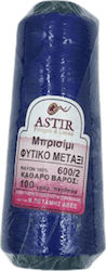 Μπρισίμι Φυτικό Μετάξι Φλος 100gr ASTIR - 54 Μπλε