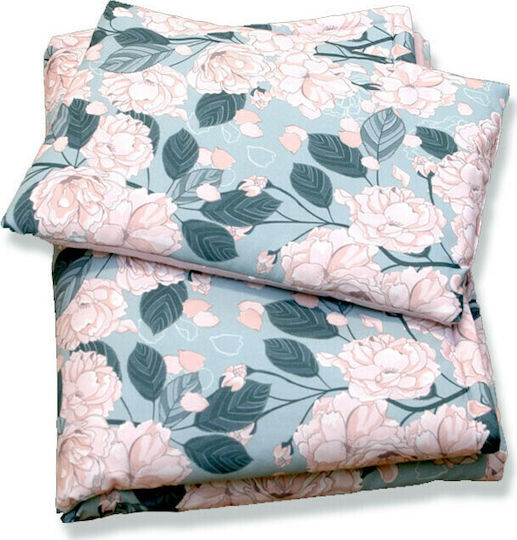 Kadaro Baby Crib Bedding Set Cherry Blossom 2pcs Burgundy