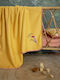 Nima Blanket Nursery Swaddling Blankets Leobaby Cotton Yellow 80x110cm