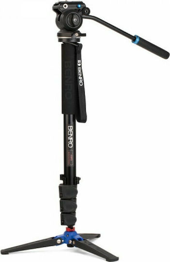 Benro Classic Video Monopod with S2 Pro Flat Base Fluid Video Head