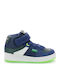 Bilbon Παιδικά Sneakers High με Σκρατς Μπλε