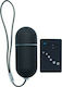 Toyz4lovers Timeless Crystal Lover Vibrator Bullet with Remote Control Black