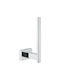 Grohe New Cube Επιτοίχια Χαρτοθήκη Inox Ασημί