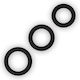 Lovetoy Power Plus Soft Silicone Snug Ring Set Cock Rings Cock Silicon Black 3buc