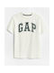 GAP Παιδικό T-shirt Λευκό