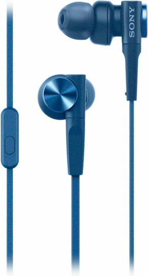 Sony MDR-XB55AP In-ear Handsfree with 3.5mm Connector Blue