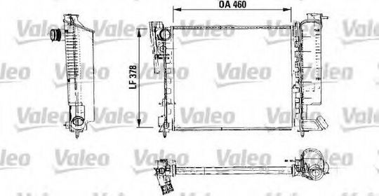 Valeo Car Water Radiator for Peugeot 306 Citroen Xsara / ZX