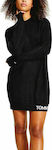 Tommy Hilfiger Mini All Day Φόρεμα Πλεκτό Μαύρο