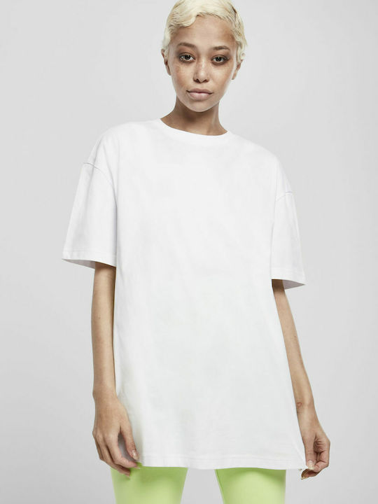 Urban Classics Γυναικείο Oversized T-shirt Λευκό