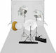 vidaXL Kit Φωτισμού 3 Φωτιστικών 24W 5500K με Τρίποδο