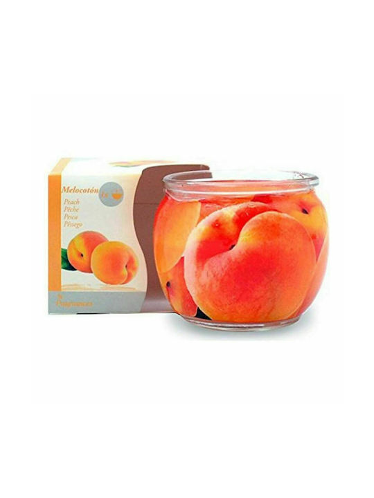 BigBuy Lumânare Aromată Borcan cu Aromă Piersică Orange 7x6buc 1buc