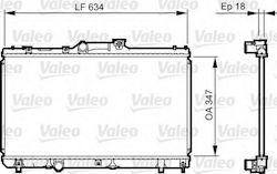Valeo Car Water Radiator for Toyota Celica / Corolla Valeo Car Water Radiator for Toyota Celica / Corolla
