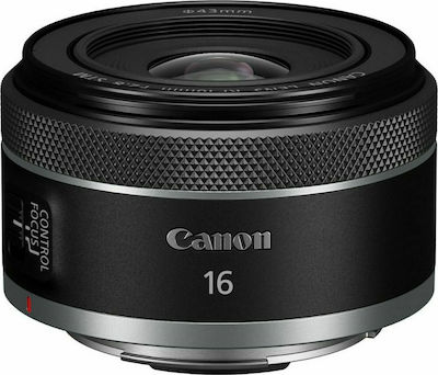 Canon Full Frame Camera Lens RF 16mm f/2.8 STM Wide Angle for Canon RF Mount Black