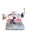 SB Home Sheet Set Single Cotton Hip Hop Red 160x260cm 3pcs