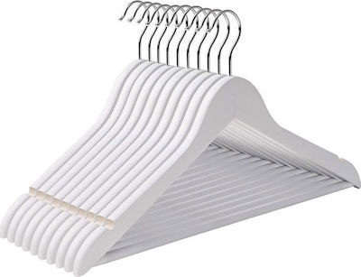 Songmics Clothes Hanger White CRW03W10 10pcs