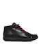 Leather Women's Ankle Boots Leather BLACK