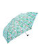 Eco Chic E-K131 Ομπρέλα Βροχής Σπαστή Μπλε