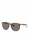 Ray Ban Unisex Sunglasses with Green Plastic Frame and Brown Lens RB4306 65757N