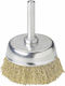 Wolfcraft 2112000 Wire Brush Bell for Drill 50mm