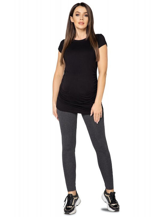 Pregnancy Leggings 1025 Grey Graphite Purpless