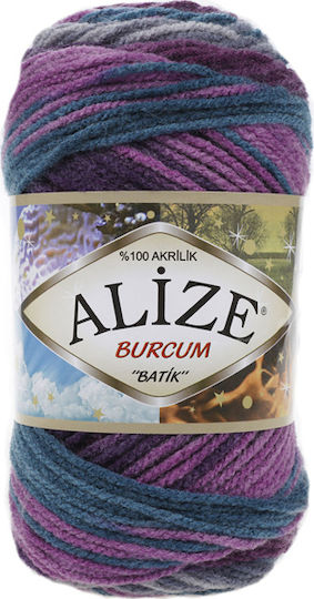 Alize Acrilyc Knitting Yarn Diva Burcum Batik 3366 210m 100gr