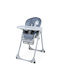 Chicco Polly Easy Foldable Baby Highchair with Adjustable Height Penguin Gray/Blue