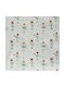 Dimcol Ballerina Baby Sheet Cradle Flannel Green 80x110cm