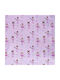 Dimcol Ballerina Baby Sheet Cradle Flannel Lilac 80x110cm