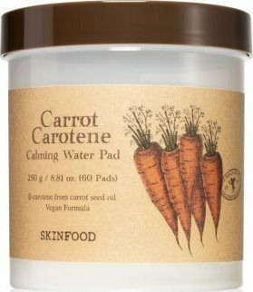 Skinfood Carrot Carotene Pads Facial Toning for All Types 60pcs