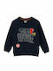 Kinder-Sweatshirt Marineblau