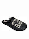 Beatles Men's Printed Slippers Black