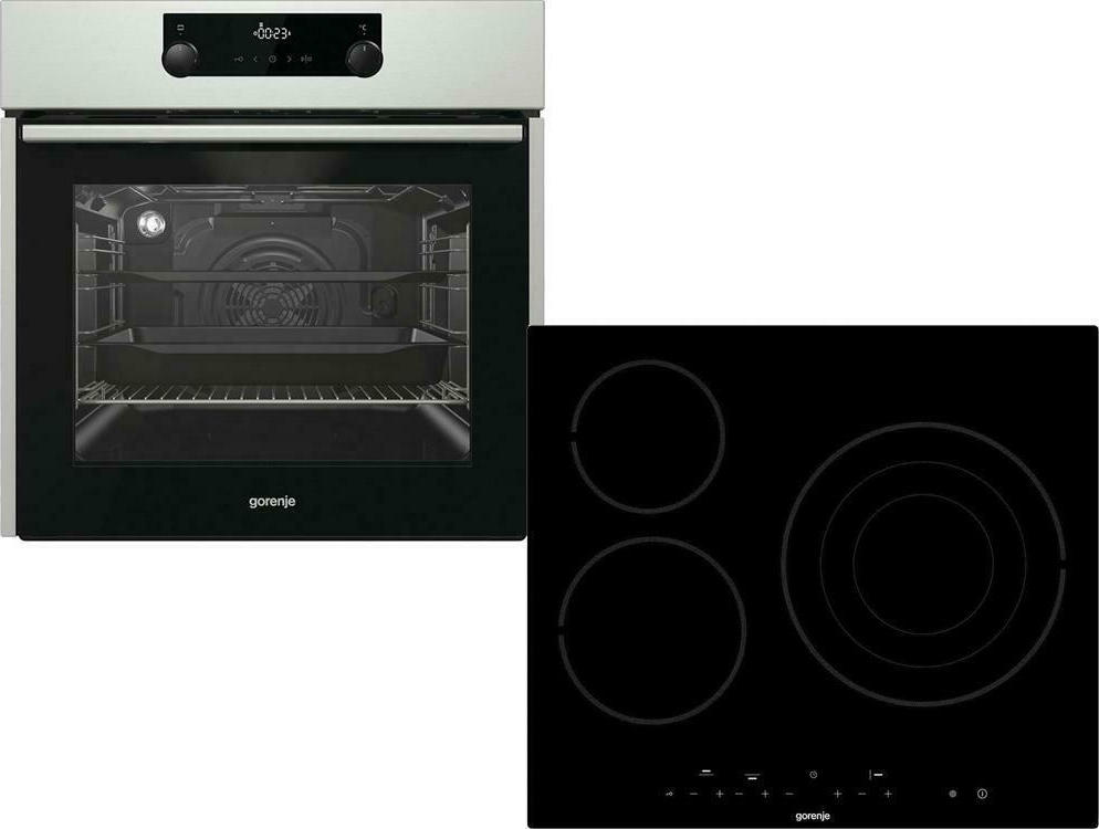 Gorenje BOS737E13X + ECT63ASC Φούρνος άνω Πάγκου 71lt με Κεραμικές ...