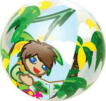 Bestway Balon de Plajă Gonflabil 23 cm Bila gonflabilă din junglă