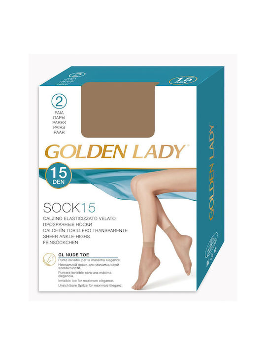 GOLDEN LADY Ciorapi de damă SOCK15 2TEM #5AGH - CAMEL
