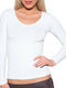 0420149 Women's Long Sleeve T-Shirt White