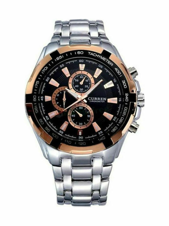 Curren Ανδρικό Ρολόι 46mm Χρονογράφος Μπαταρίας...