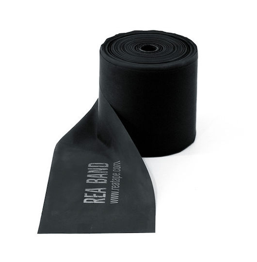 Rea Tape Ελαστικός Ιμάντας Γυμναστικής Μαύρος 46cm