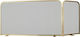 Zogometal Metallic Fireplace Screen with 2 Pane...
