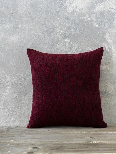 Nima Μαξιλάρι Folio Wine Red 45x45εκ.