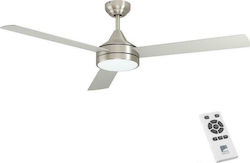 Eglo Sesimbra Ceiling Fan 132cm with Light Fixt...