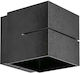 Rabalux Kaunas Modern Lamp Wall with Socket G9 Black 9.6cm