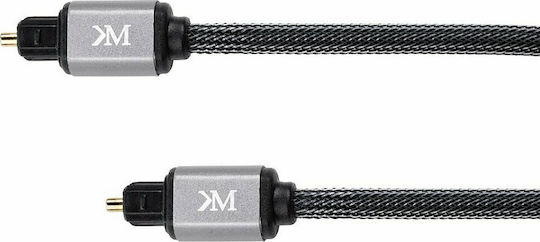 Kruger & Matz Optisches Audiokabel TOS männlich - TOS männlich Schwarz 0.5m (KM0318)