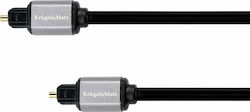 Kruger & Matz Optical Audio Cable TOS male - TOS male 0.5m (KM1219)