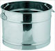 Biofan MIlking Pail Inox Low 47x33cm
