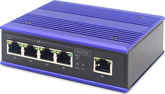 Digitus DN-650105 Unverwaltet L2 Switch mit 5 Ports Ethernet