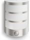 Philips Python Επιτοίχια Εξωτερική Πλαφονιέρα LED IP44 6W με Θερμό Λευκό Φως