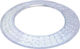 Biofan Chimney Rosette Collar Galvanized 120mm White