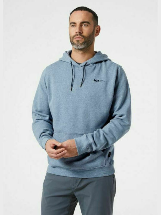 Helly Hansen Herren Sweatshirt mit Kapuze und Taschen Marine Blue