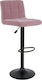 Stool Bar Diana with Back & Adjustable Height Rotten apple 44x40x90-110cm